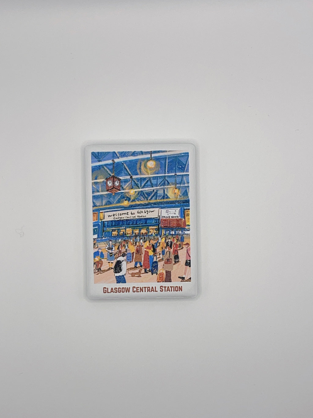 Glasgow Central Station Ceramic Magnet - Knock Nook Original Design