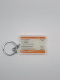 Knock Nook Original Design - ' ScotRail Ticket' Keychain