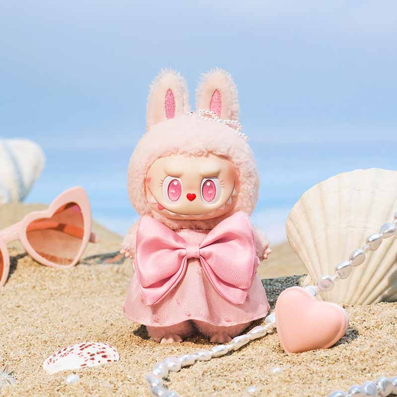 POP MART - Labubu - The Monsters - Mokoko Jumping into Summer Series - Vinyl Plush Pendant - No return & refund & exchange - Resale