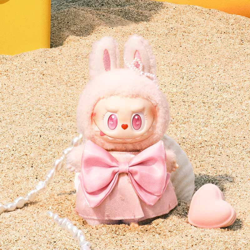 POP MART - Labubu - The Monsters - Mokoko Jumping into Summer Series - Vinyl Plush Pendant - No return & refund & exchange - Resale