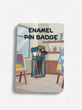 Enamel Pin Badge - The Painter's Brush