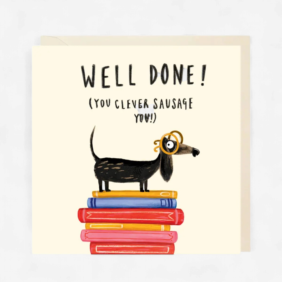 Well Done Dachshund Graduation Card | Clever Sausage Card