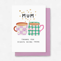 Mum Mugs Greeting Card