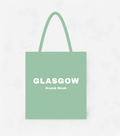 Knock Nook Original Design - Glasgow Tote Bag (peppermint)