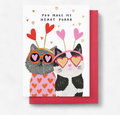 You Make My Heart Purrr Greeting Card