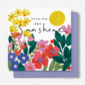 Sending You Sunshine Flowers Greeting Card