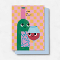 Time To Wine? Greeting card